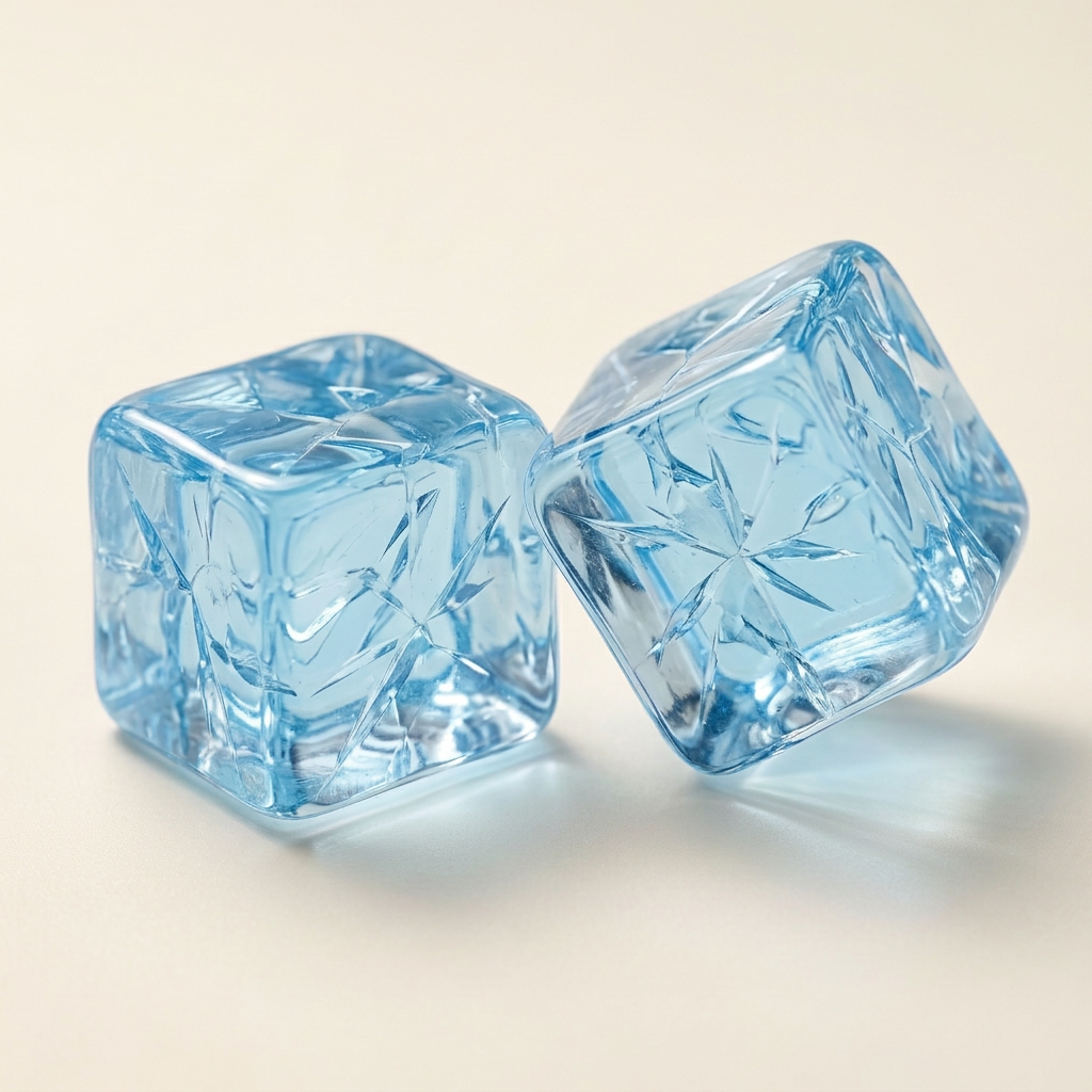 Ice cube squeeze test